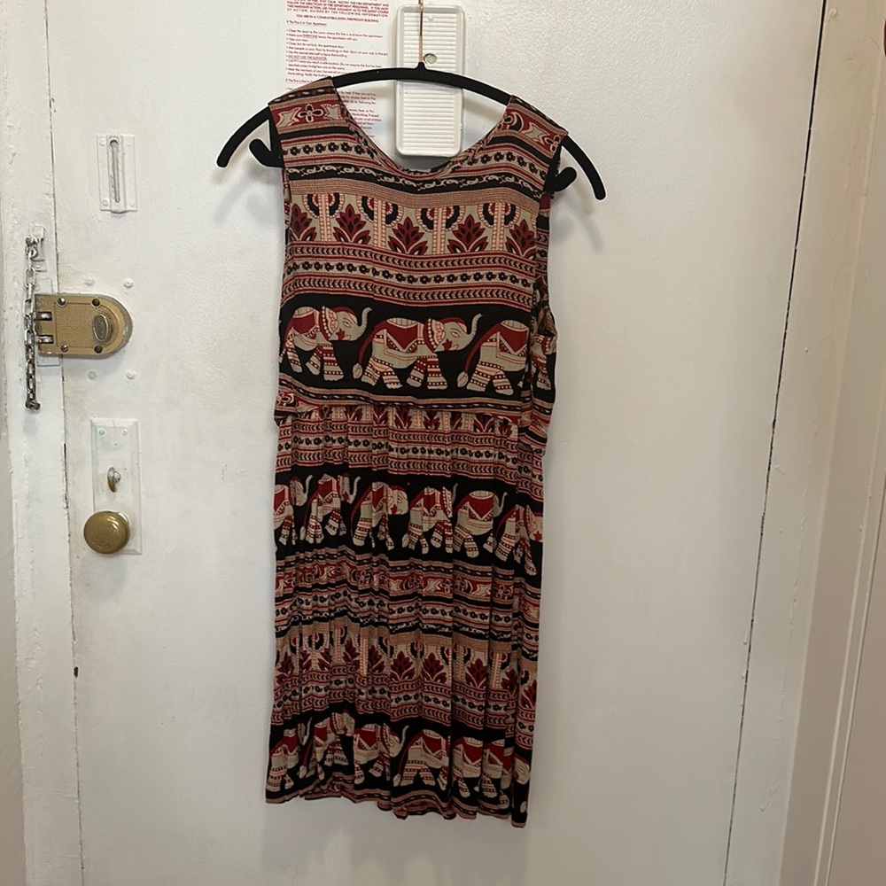 Modcloth Elephant Print Dress